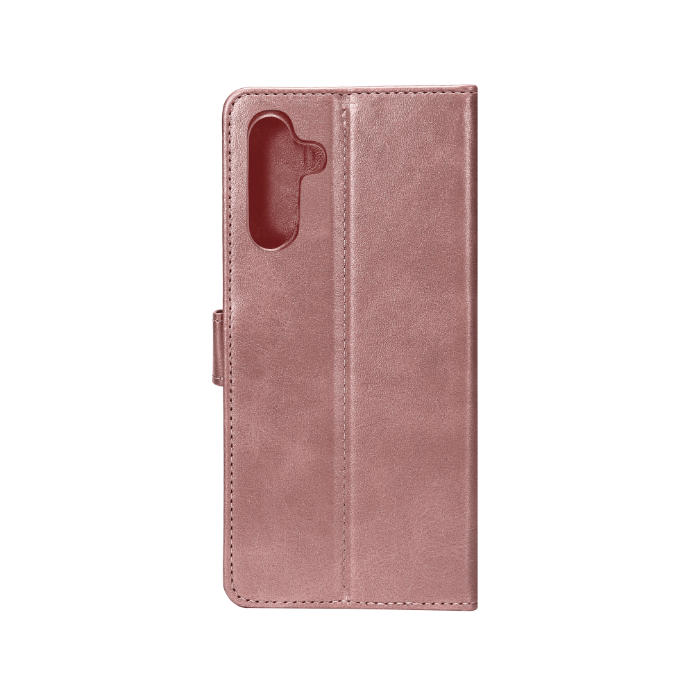 Rixus Bookcase For Samsung Galaxy A25 5G Pink