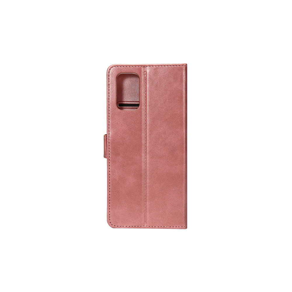 Rixus Bookcase For Samsung Galaxy A01 (SM-A015F) - Pink