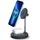 Rixus RXWC45B Wireless Charging Stand 15W Black