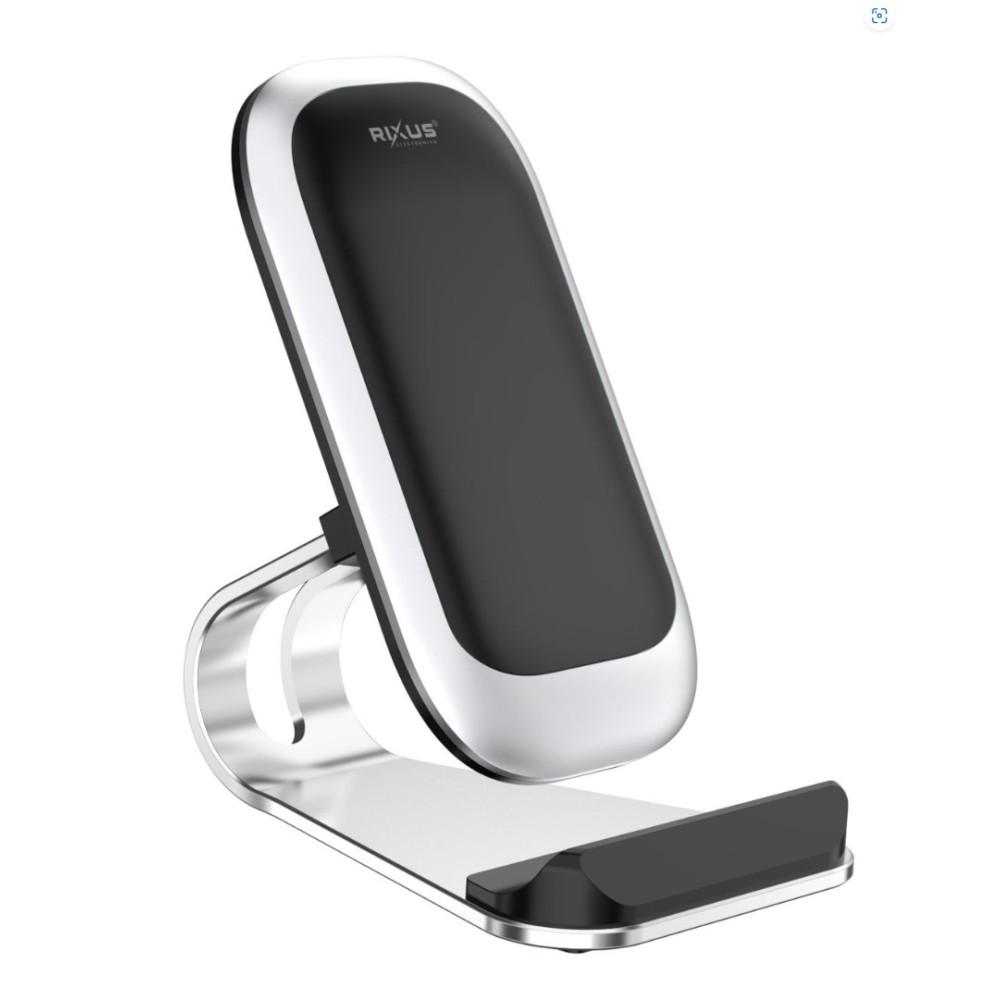 Rixus Wireless Charging Stand Silver RXWC35