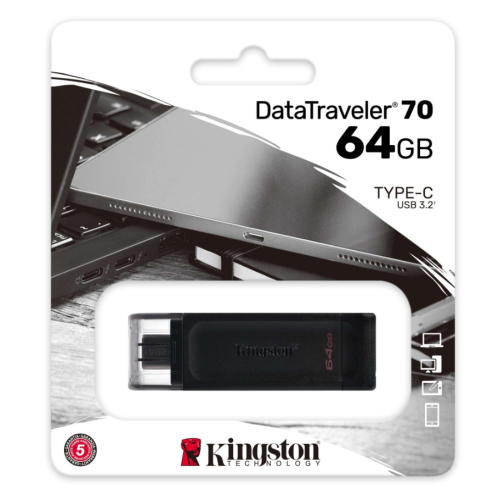 Kingston PenDrive 64Gb (Type-C 3.2) DT70/256GB