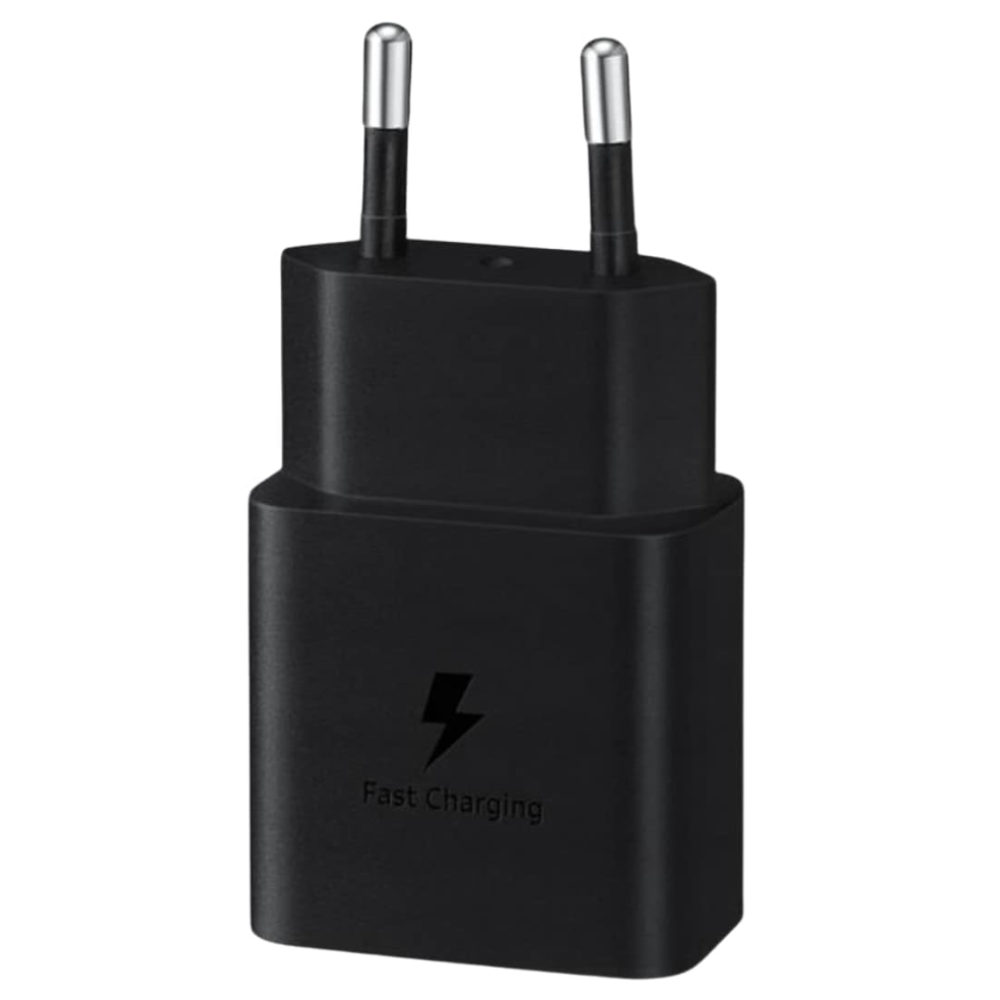 Samsung 15W USB-C Power Adapter (Without Cable) EP-T1510NBEGEU - Black