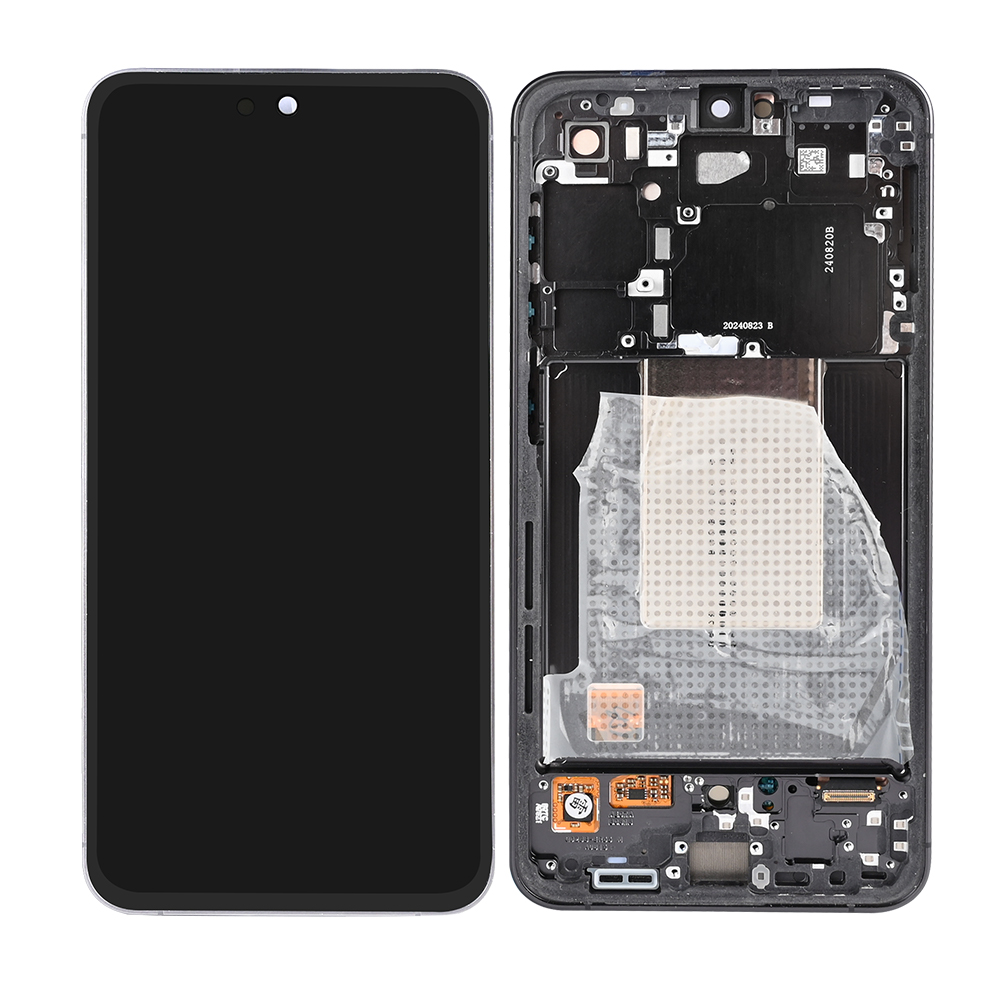 Samsung Galaxy S24 FE S721B Display And Digitizer With Frame Graphite Pulled