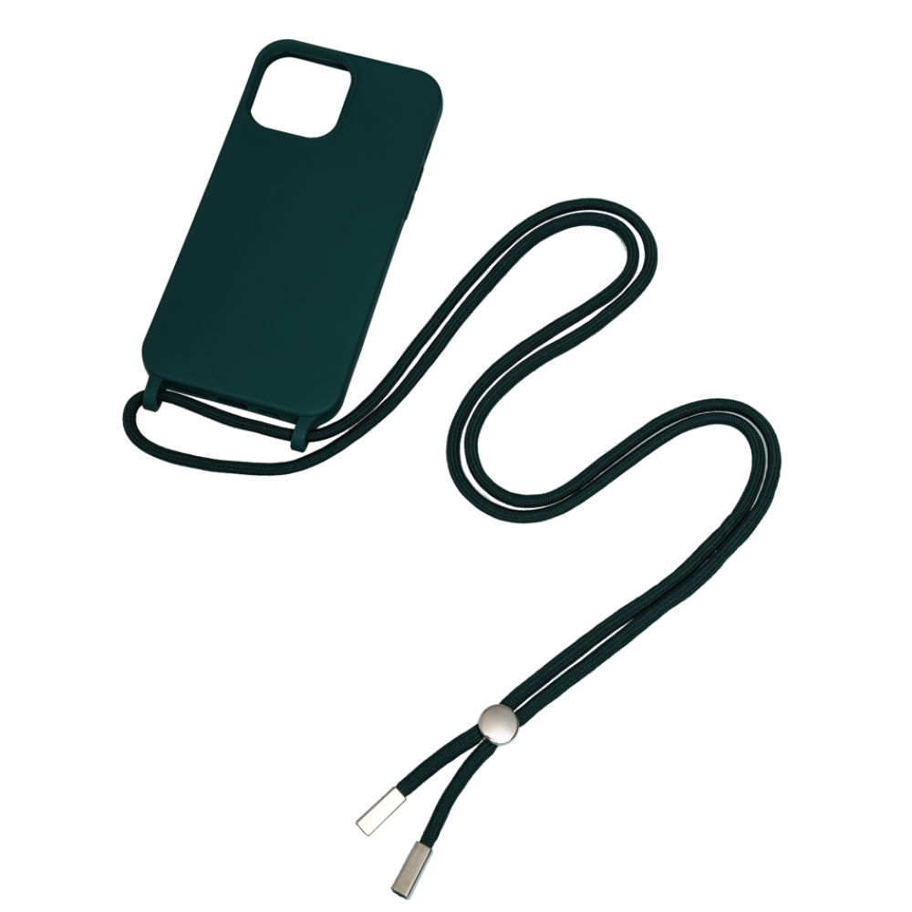 Furlo TPU Necklace Cord Cover For iPhone 11 Pro Max - Dark Green
