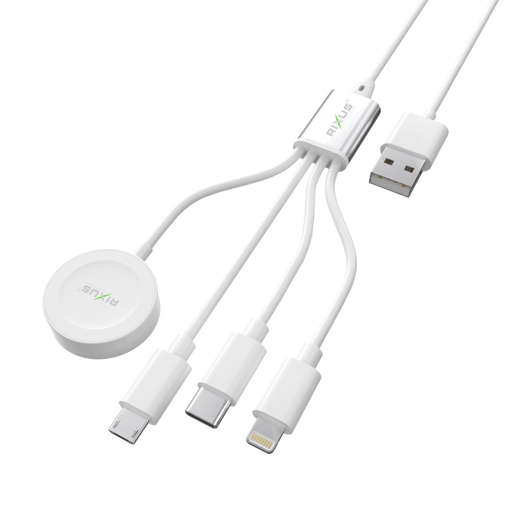 Rixus Multi USB Cable +Magnetic  iWatch Charger RXU843