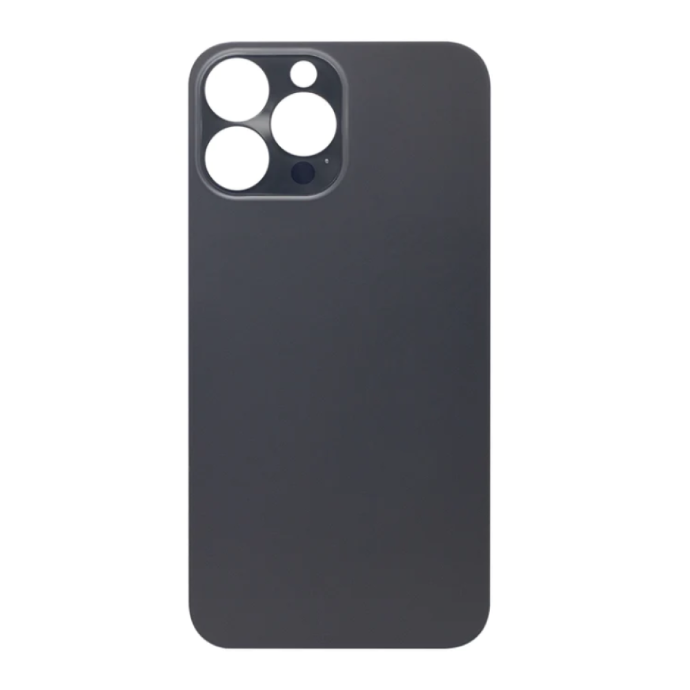 For iPhone 13 Pro Extra Glass Graphite Black (Enlarged Camera Frame) (excl. Logo)